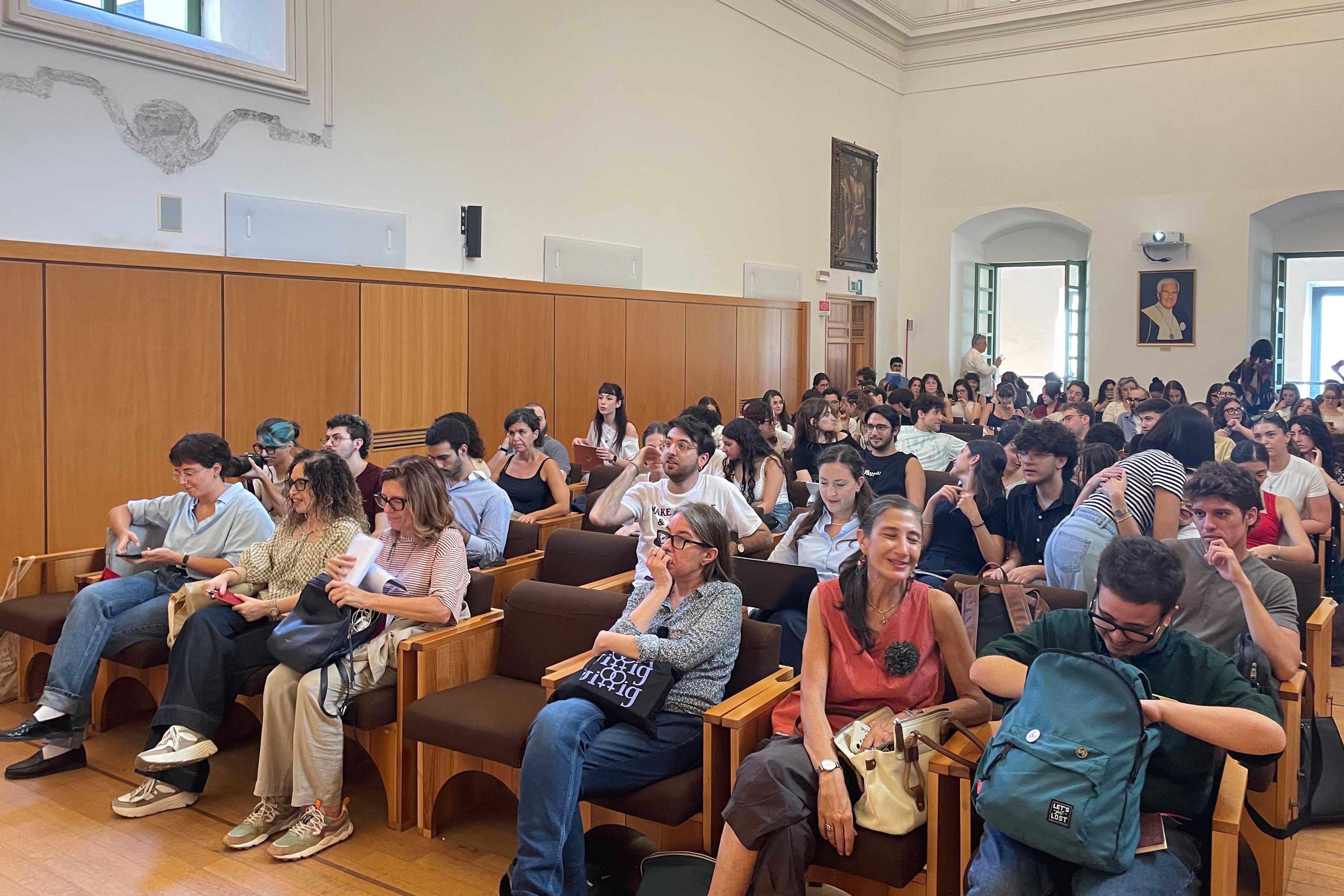 Studenti e studentesse presenti
