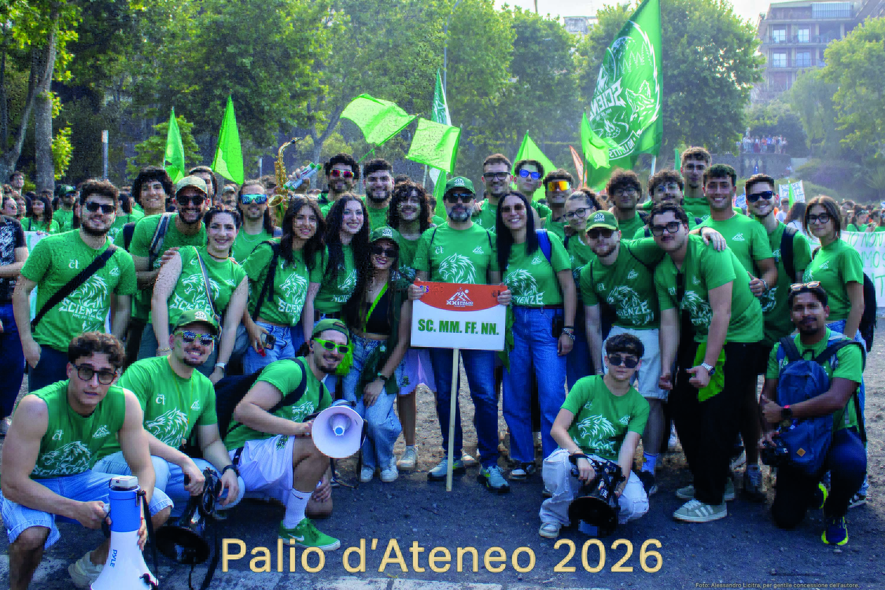 Una immagine del team di Scienza Matematiche Fisiche Naturali al Palio 2024