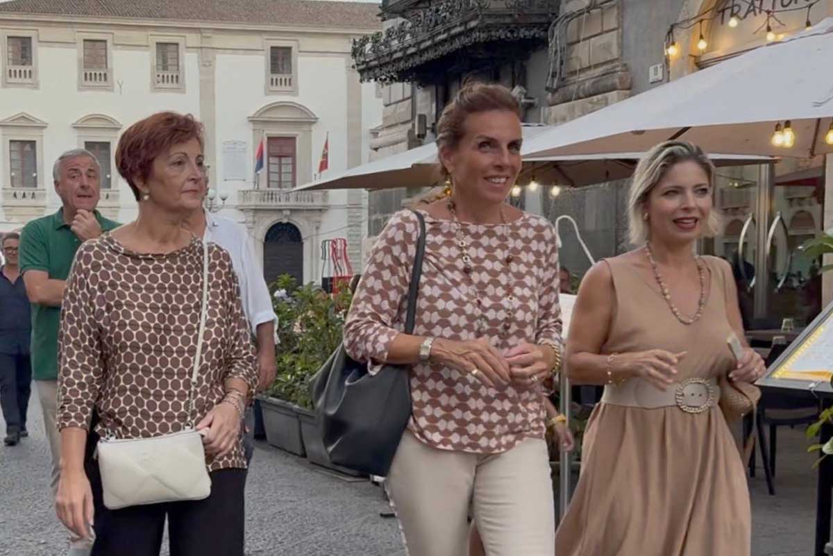In foto Oriana Tabacco (Basaltika) e Clara Leonardi (Comitato)