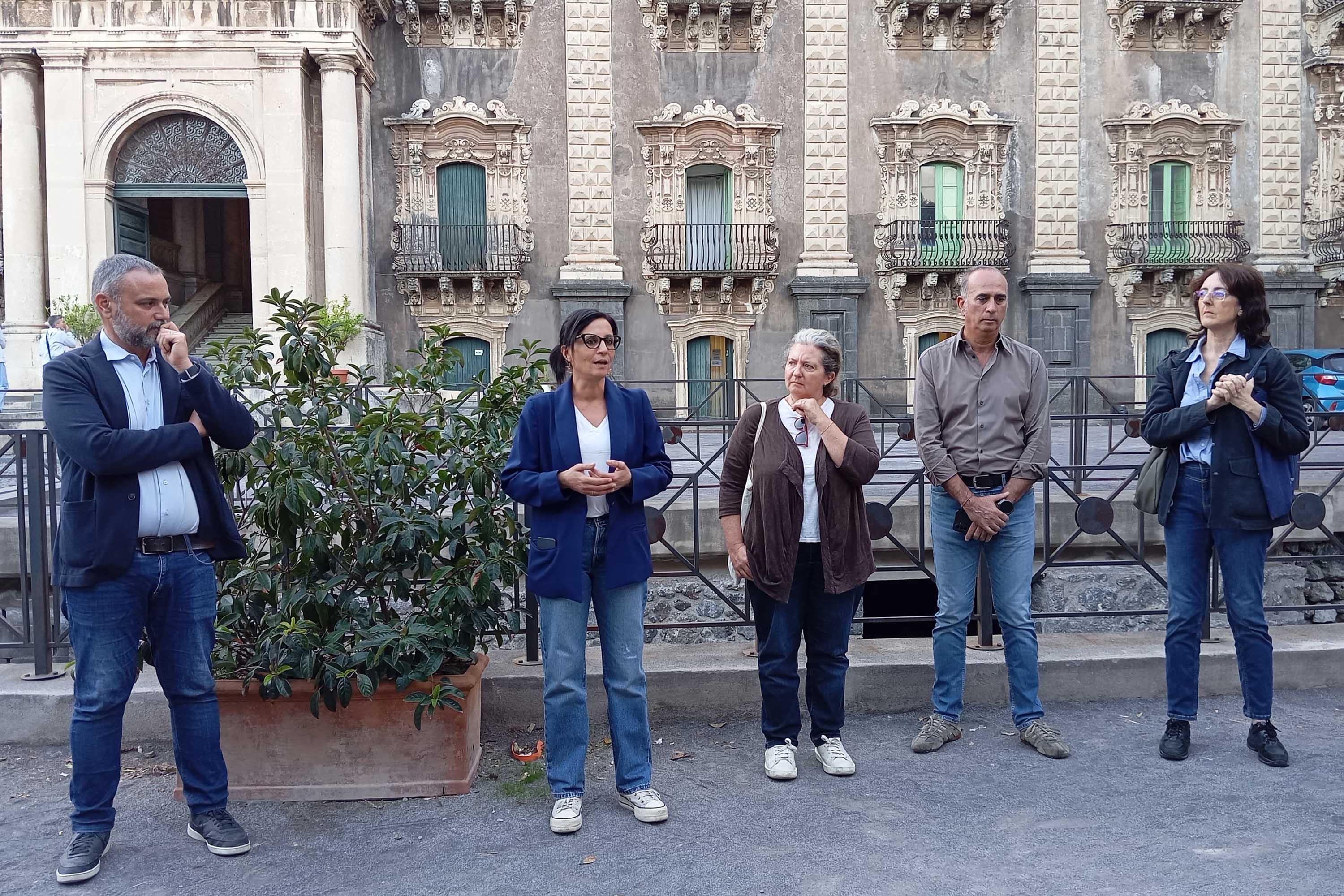 Un momento dell'intervento di Manuela Lupica