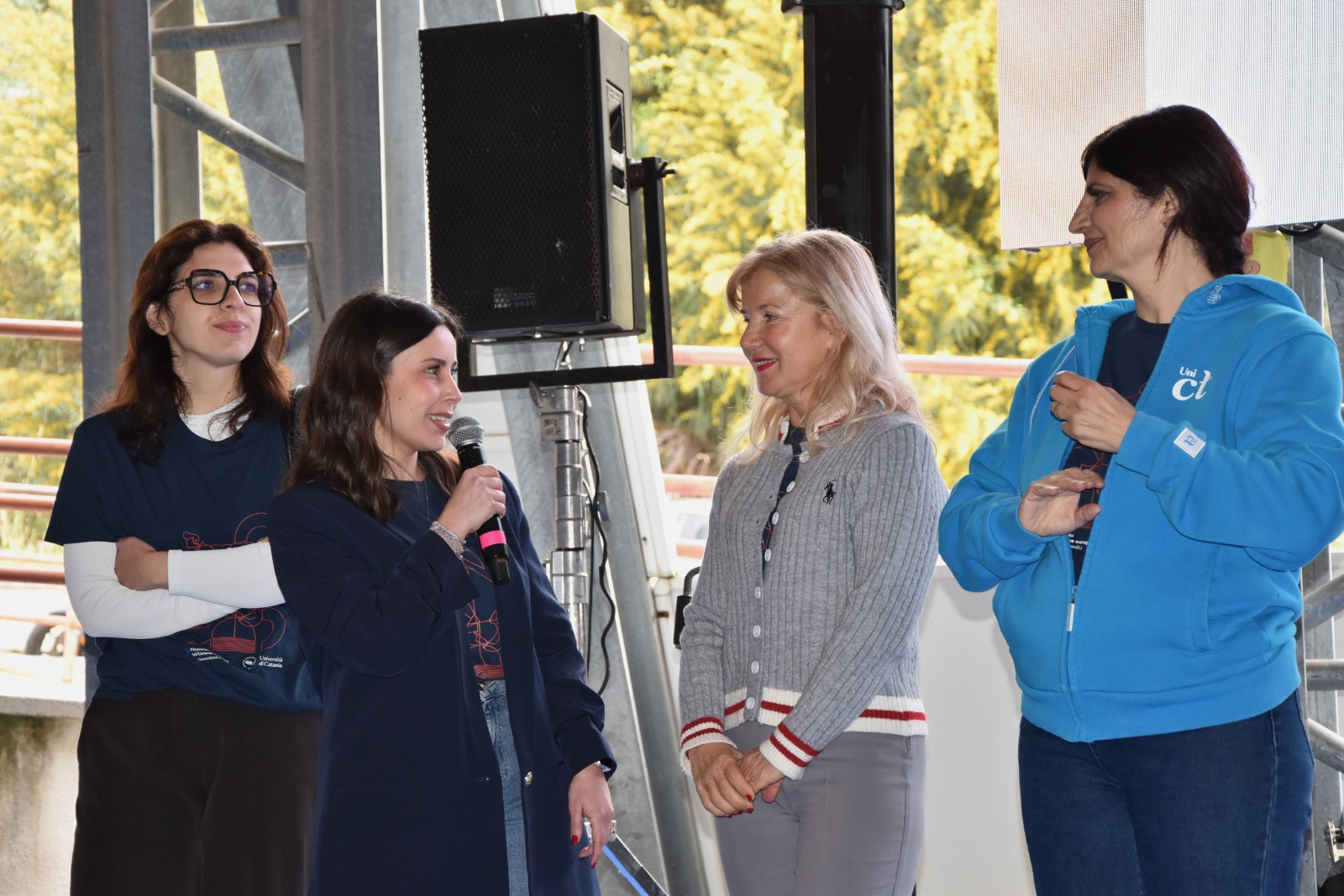 Un momento dell'intervento di Francesca Brancatelli