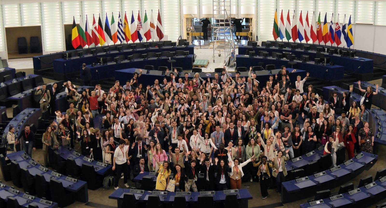 Gli studenti presso l’ESA23