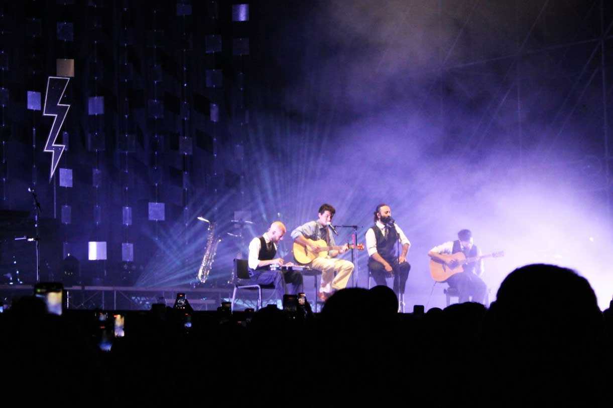 Un momento del concerto