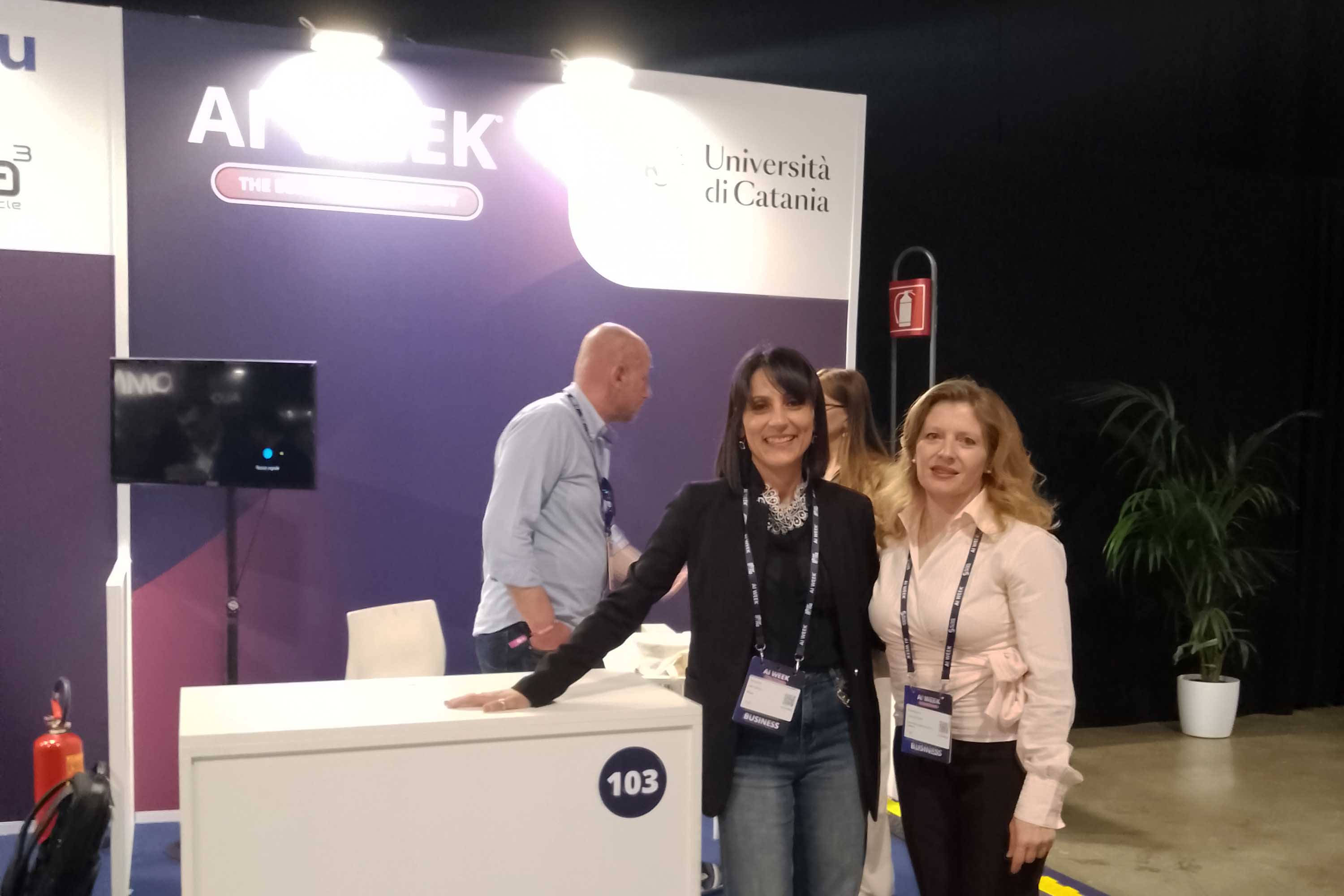Lo stand di Unict a AI Week 2026