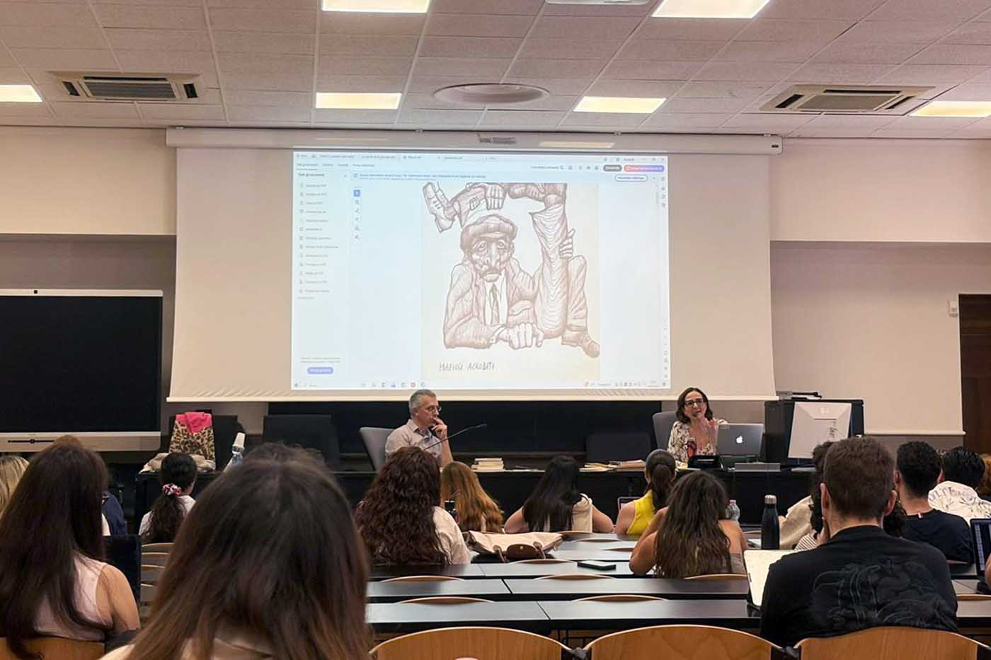 Un momento dell'incontro