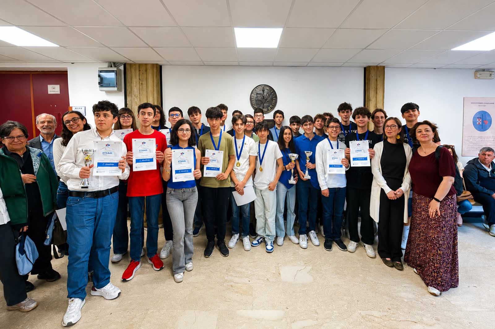 Gli studenti del Liceo scientifico "Galileo Galilei" di Catania