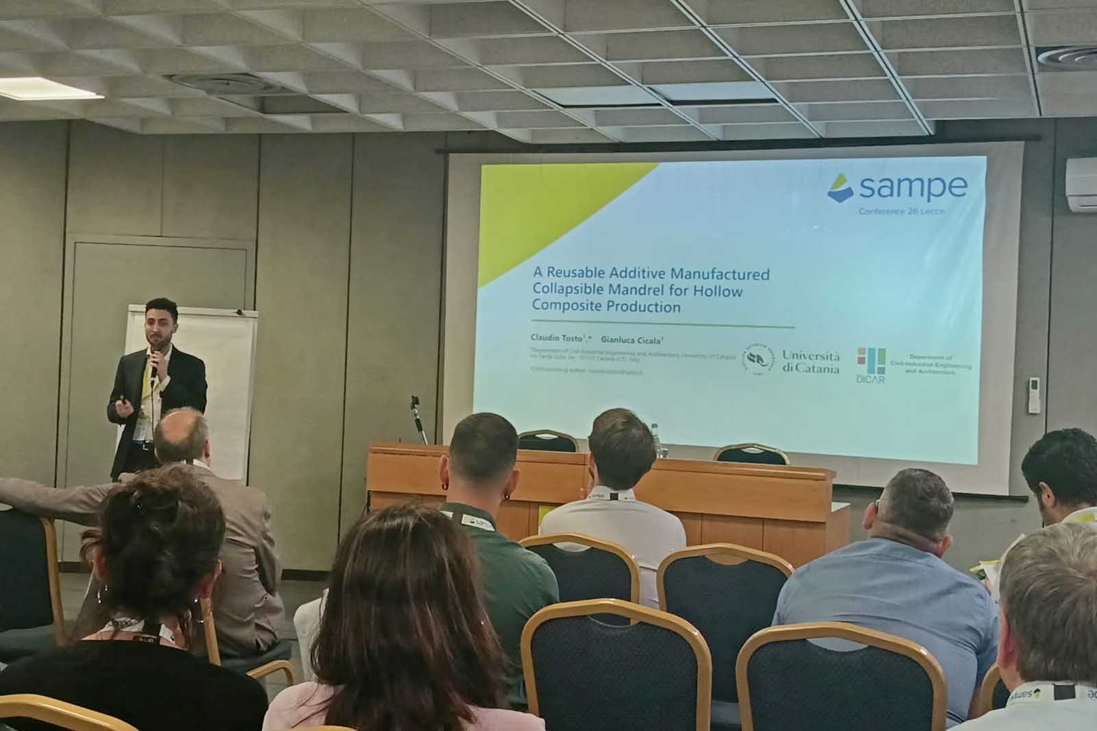 Un momento della presentazione a Sampe Europe 2026
