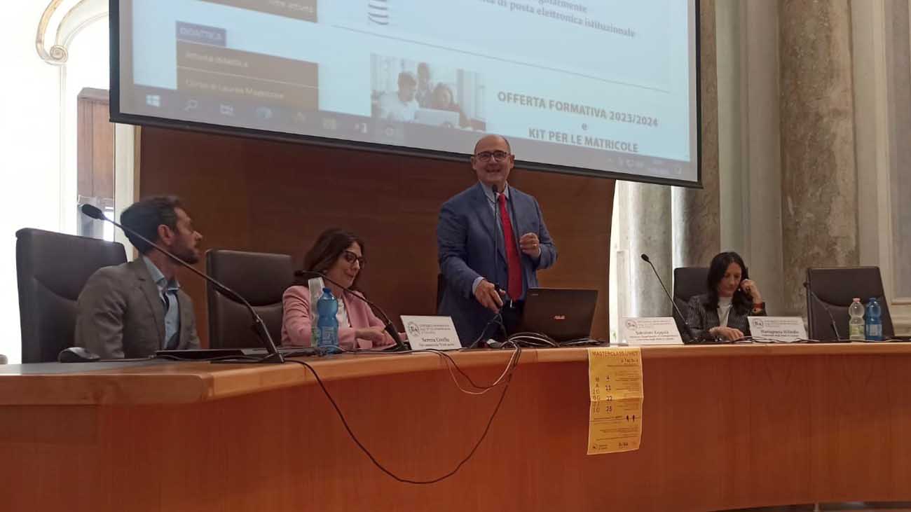 Auditorium dell'ex Chiesa della "Purità", un momento dell'incontro