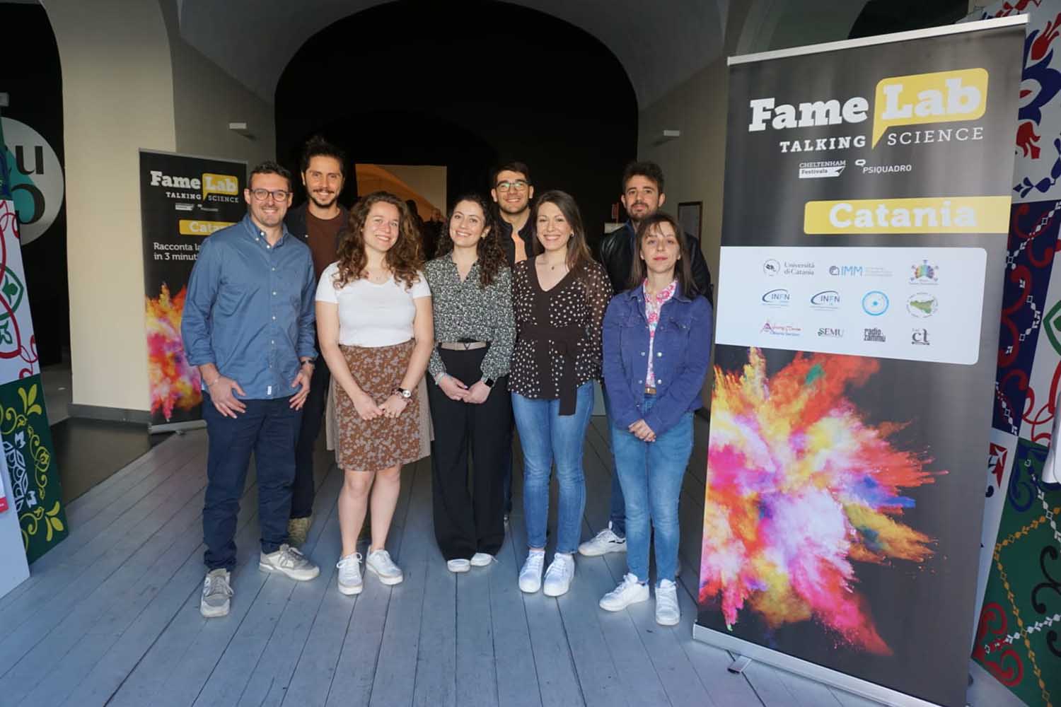 I finalisti di Famelab Catania 2024