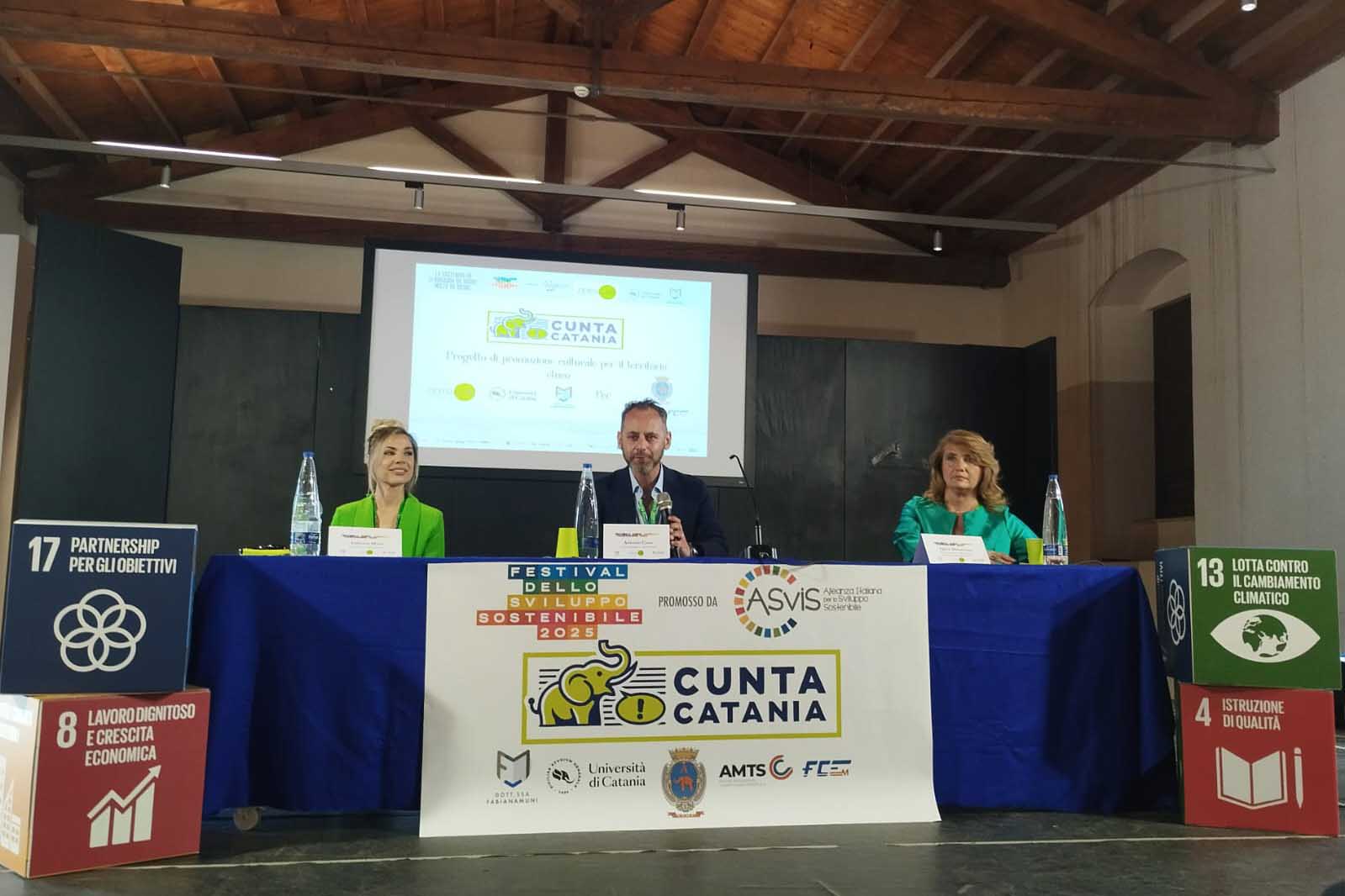In foto da sinistra Fabiana Muni, Antonio Coco e Agata Matarazzo