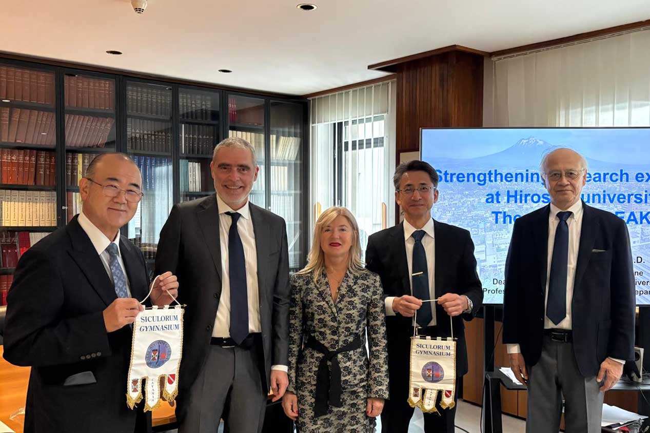 I rappresentanti dei rispettivi atenei