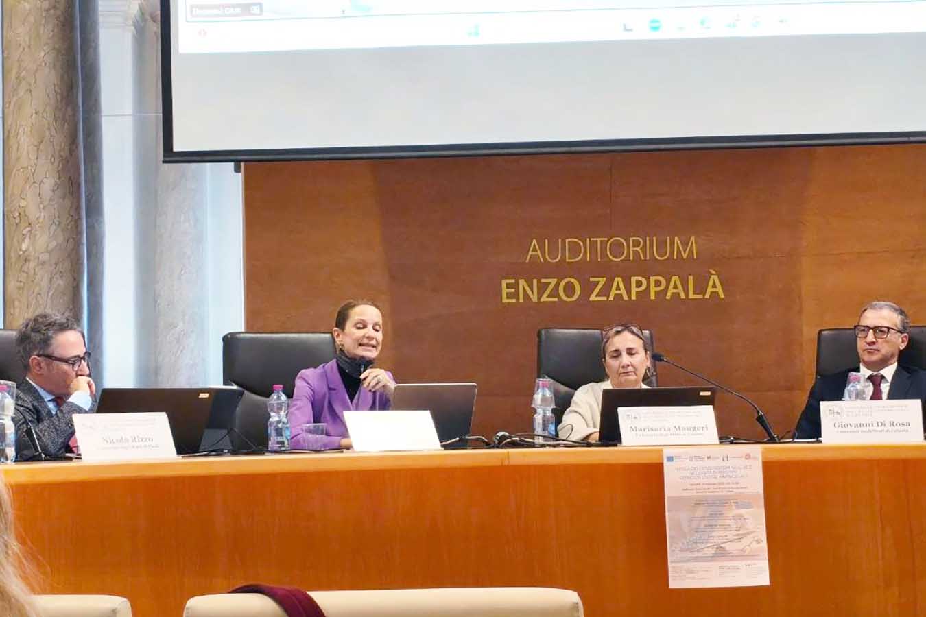 Il tavolo dei relatori