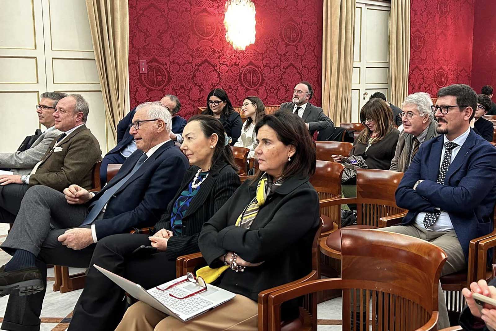 Un momento dei lavori conclusivi del progetto nell'aula magna di Villa Cerami