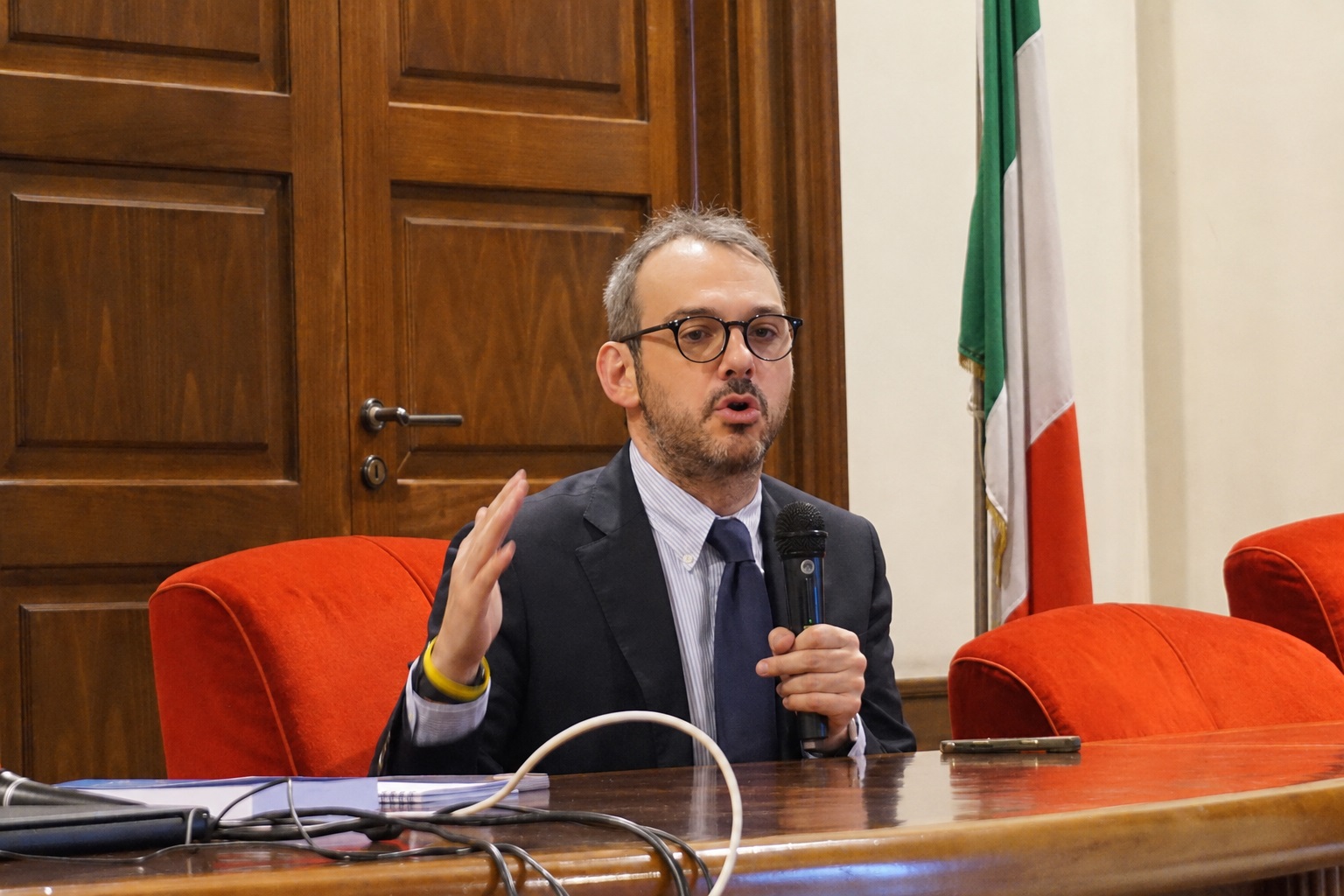 Il giornalista Paolo Borrometi
