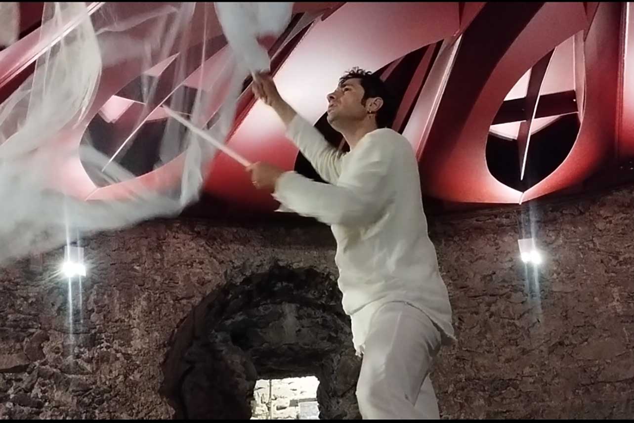 Un momento dello spettacolo