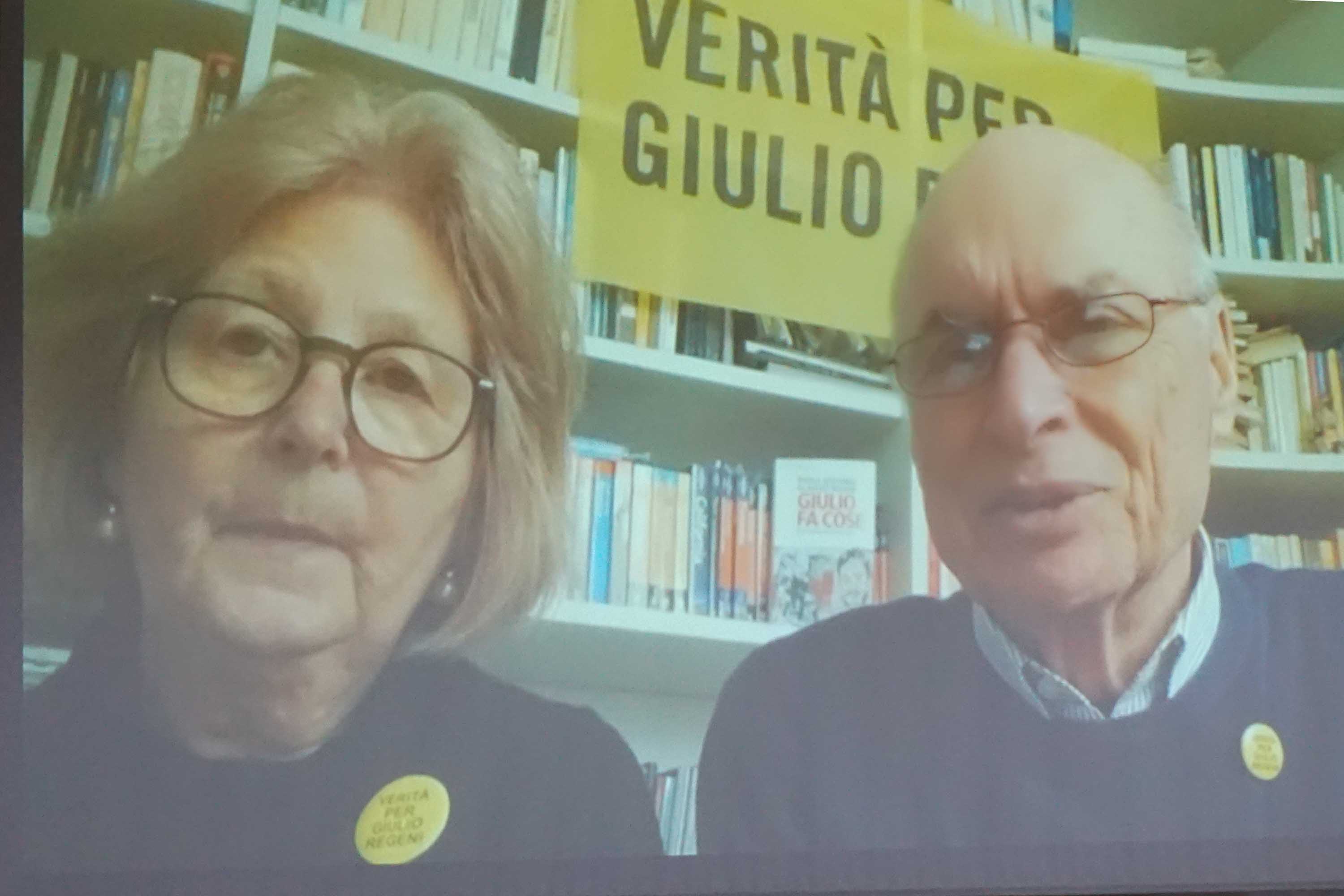Paola Deffendi e Claudio Regeni