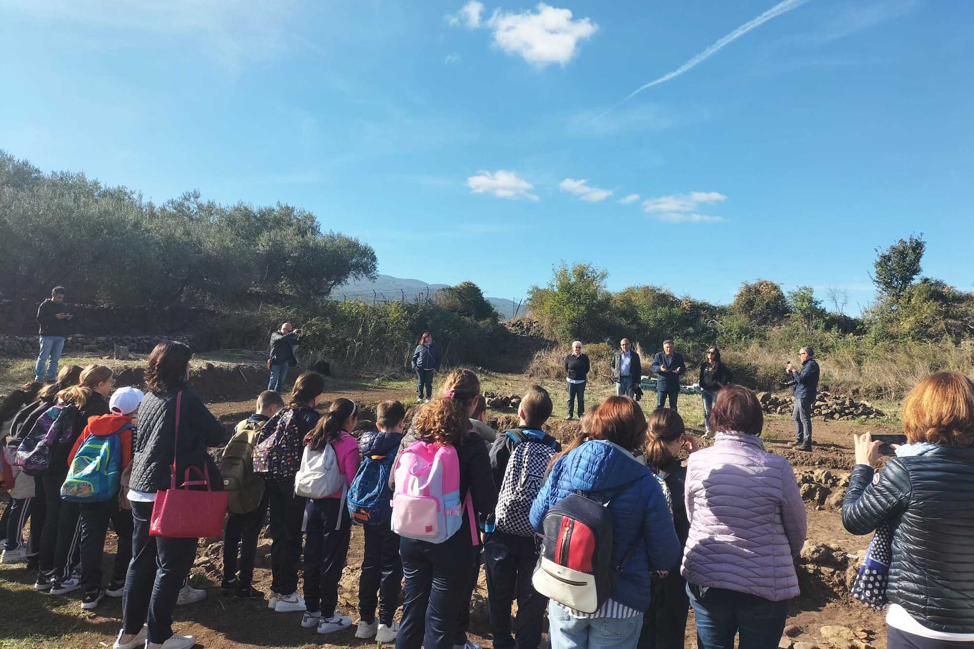 Un momento delle attività di divulgazione e educazione