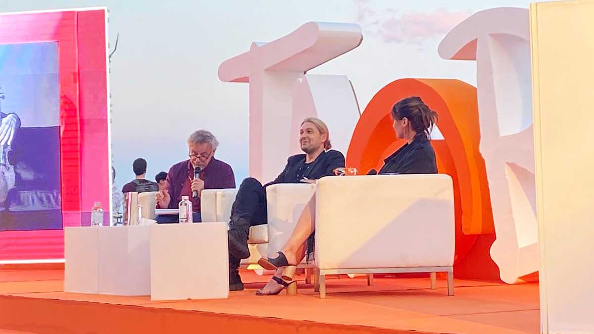 Un momento dell'incontro (foto Marielena Greco)