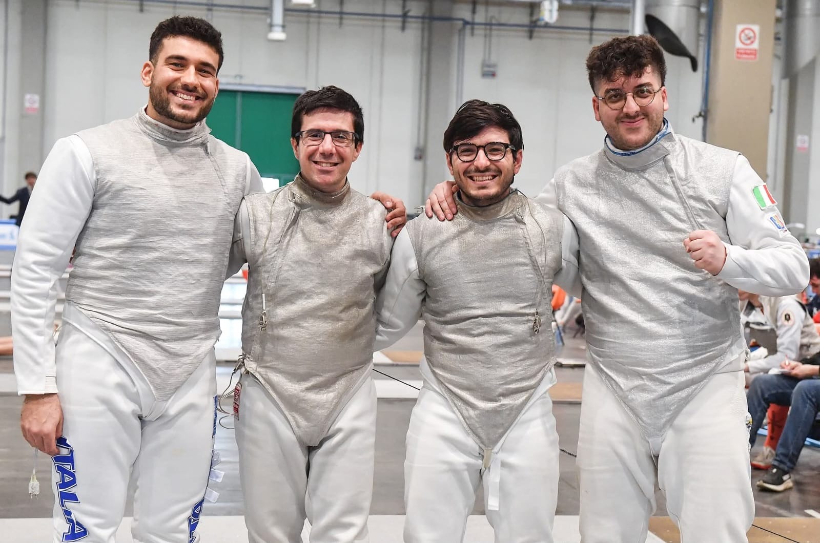 La squadra maschile di fioretto