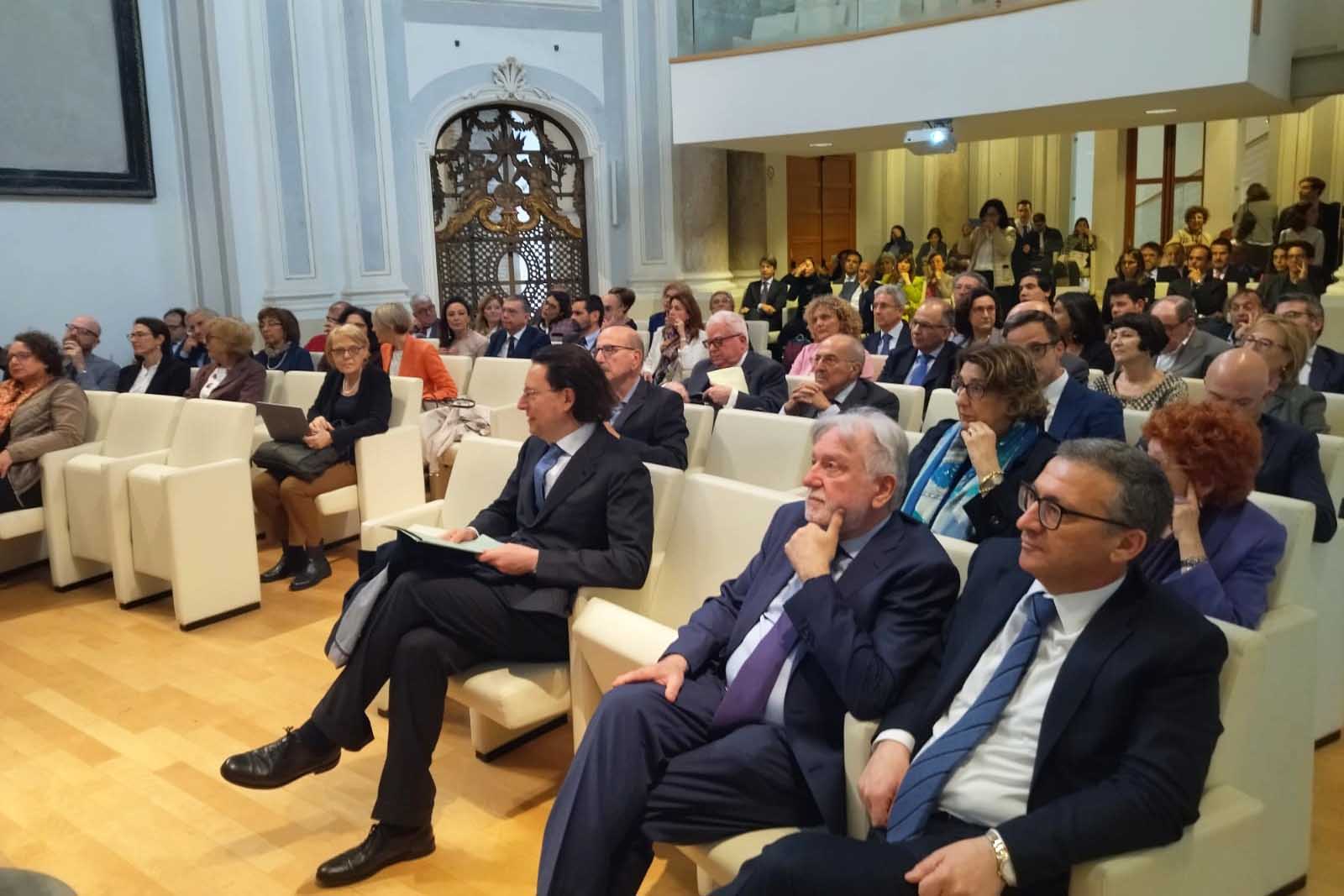 Pubblico presente nell'auditorium della Purità