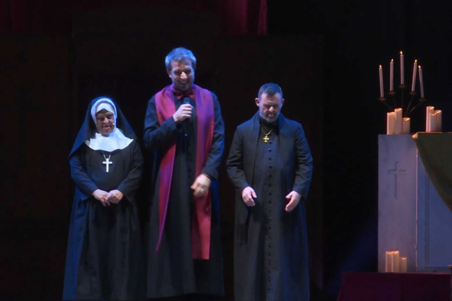 Un momento dello spettacolo
