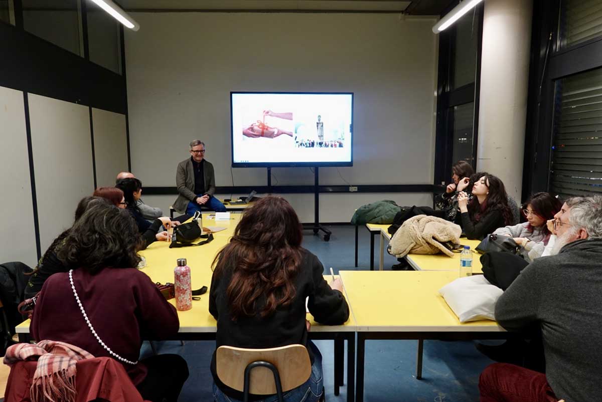 Studenti in visita alla Technische Universität Berlin con il Prof. Jörg Gleiter_@Benedetto D_Antoni