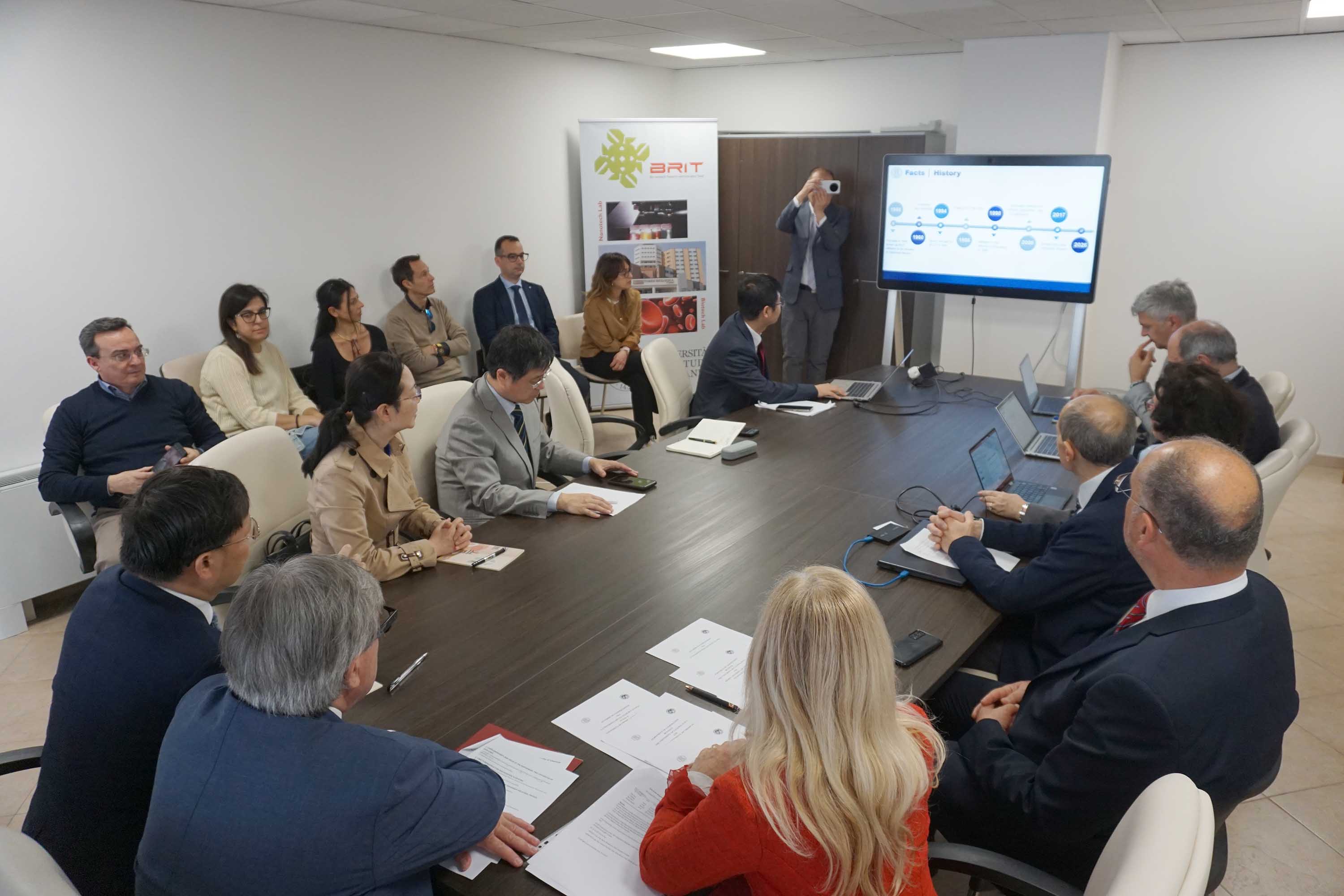 Un momento dell'incontro