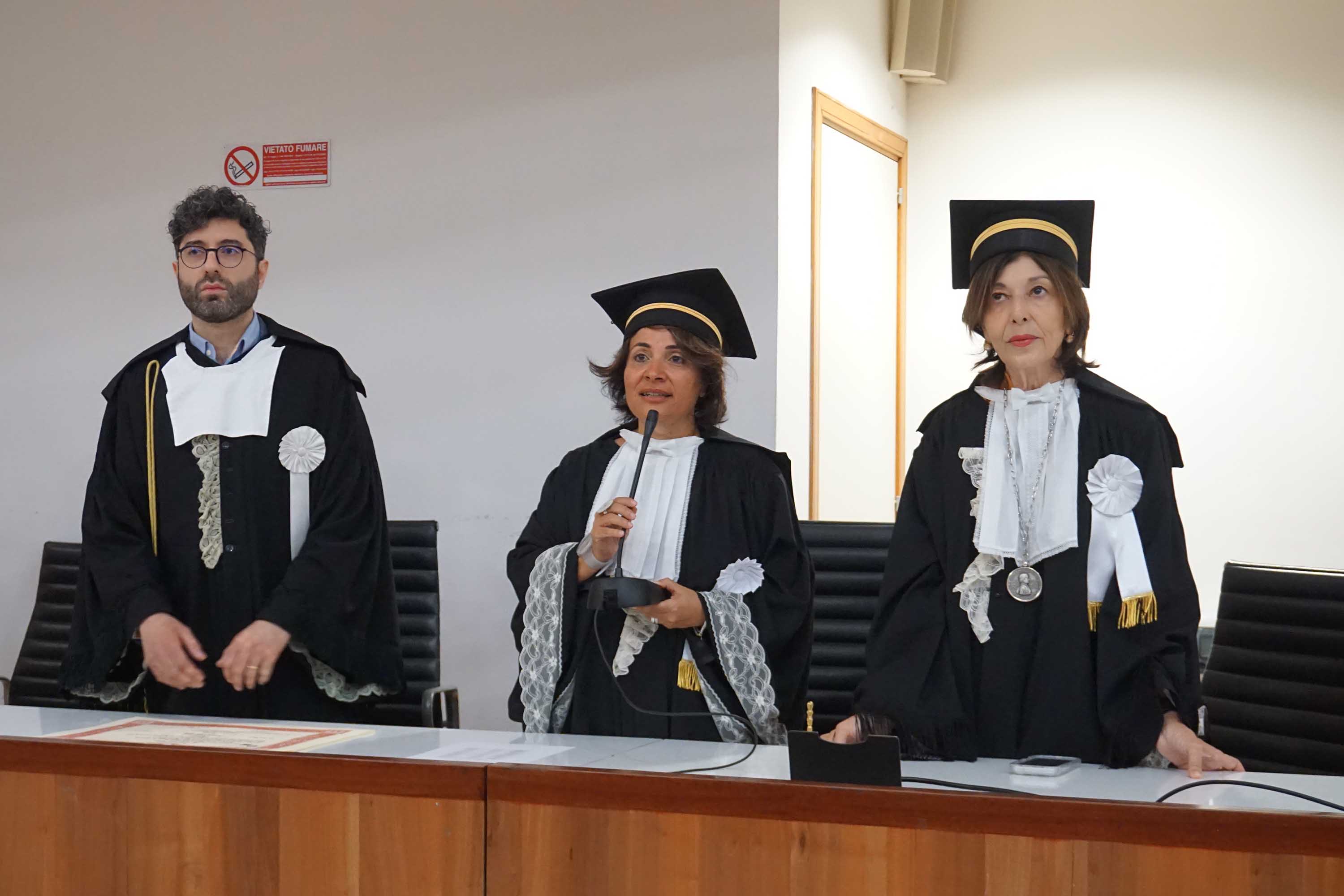 Un momento dell'intervento della direttrice del Disum, Stefania Rimini