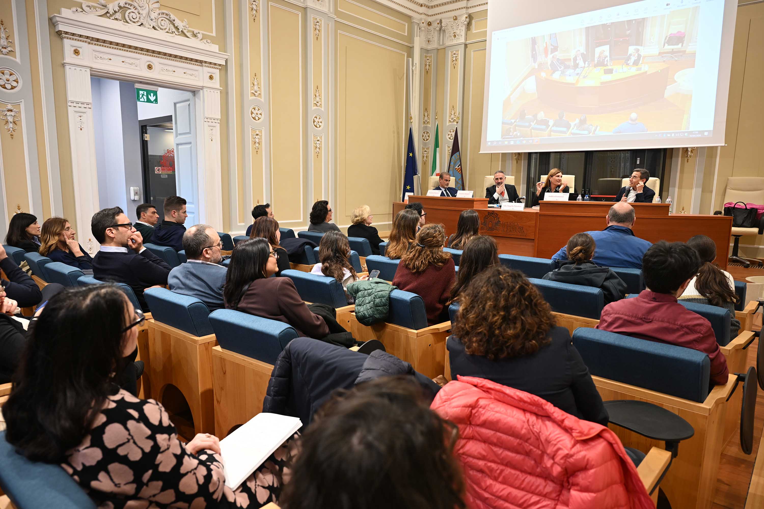 Un momento dell'incontro