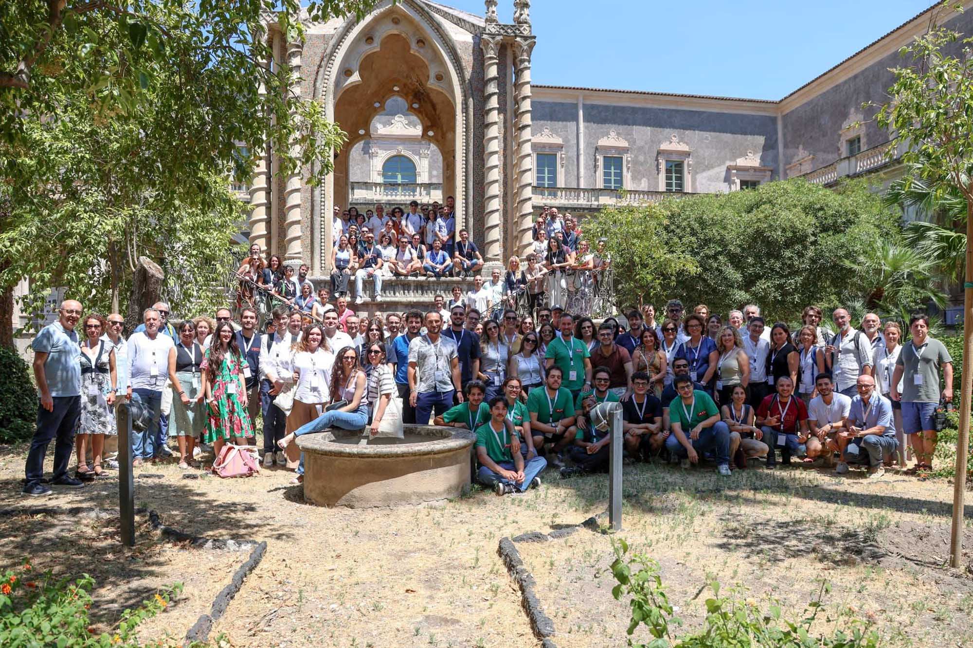 I partecipanti alla settima Conferenza Rittmann al Monasteto dei Benedettini
