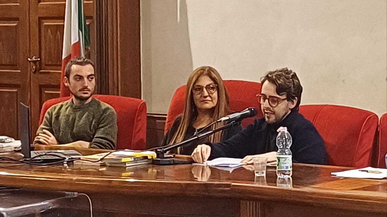 Un momento dell'intervento di Andrea Giuseppe Cerra