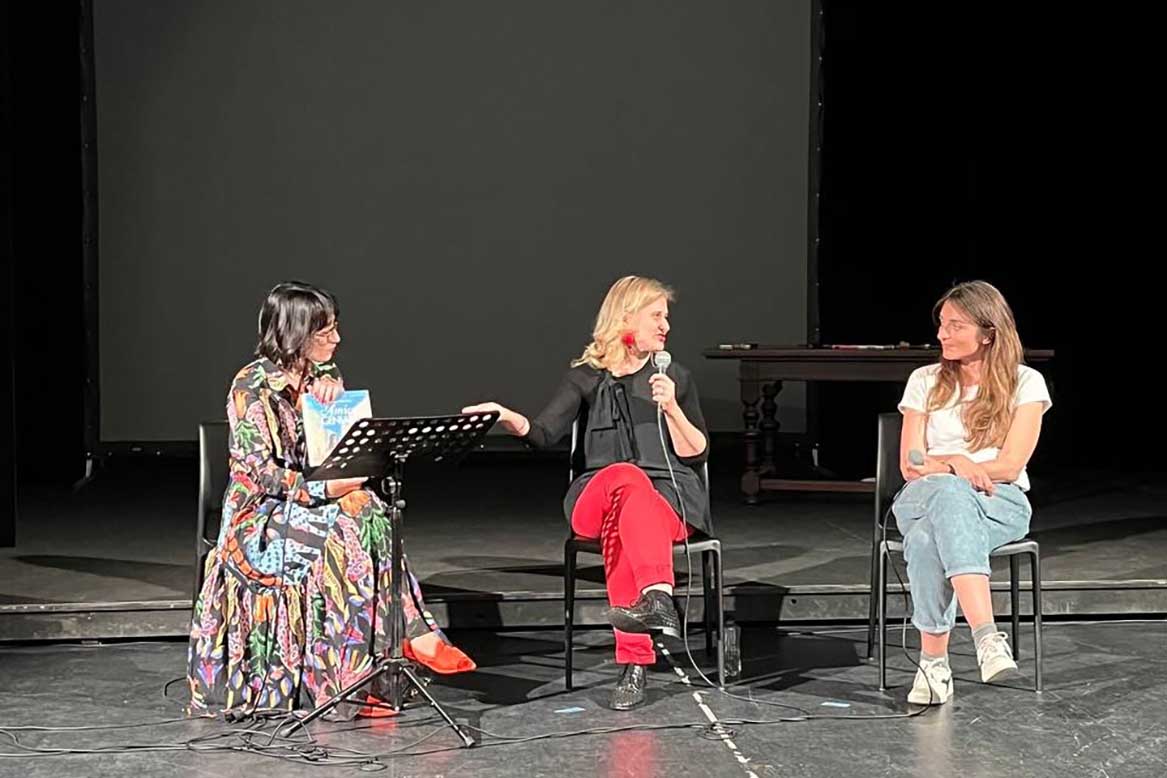 Simona Scattina, Chiara Lagani e Mara Cerri