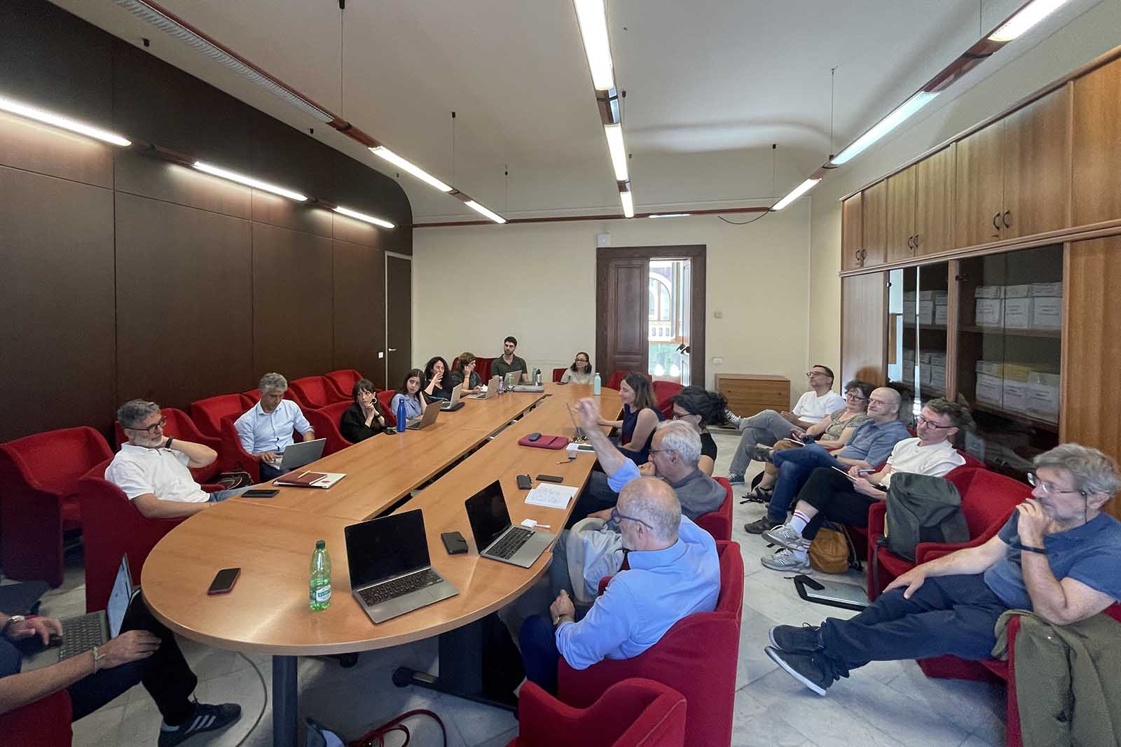 Un momento dell'attività di presentazione del progetto