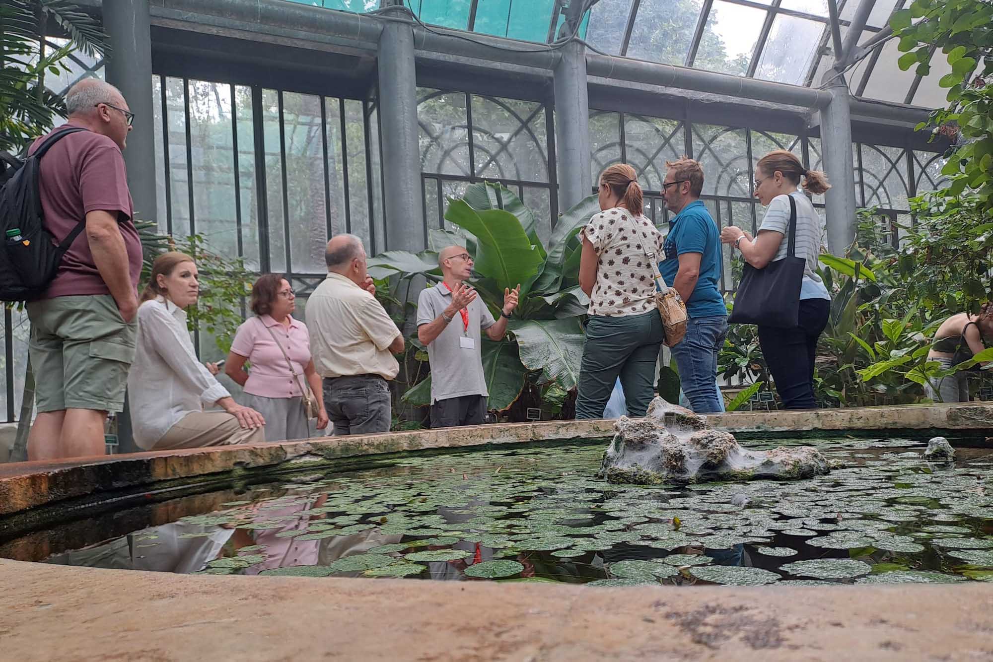 Visitatori all'Orto Botanico