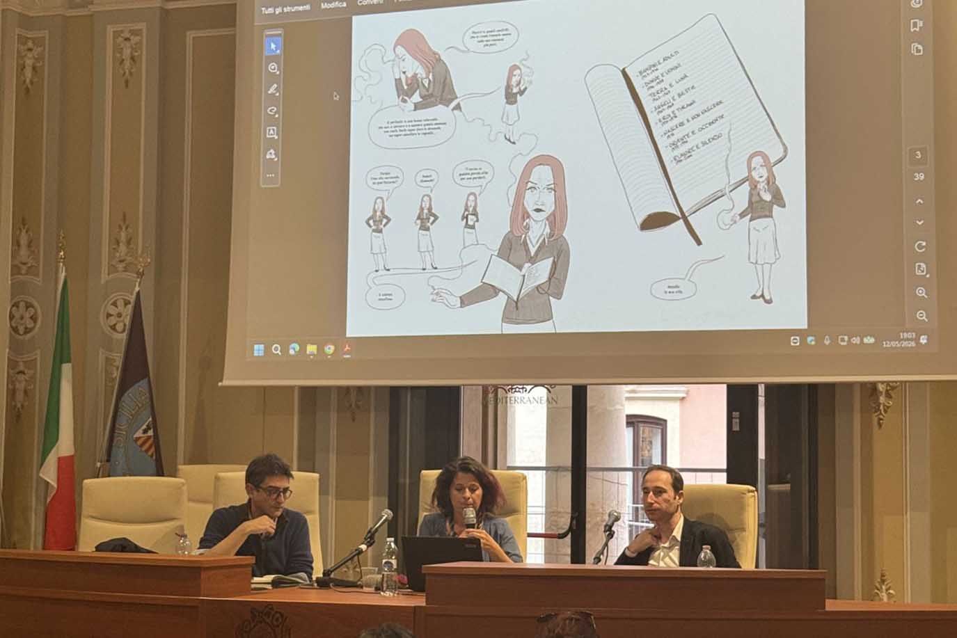 Un momento dell’incontro dedicato a Oriana Fallaci con Paola Cannatella e Giuseppe Galeani