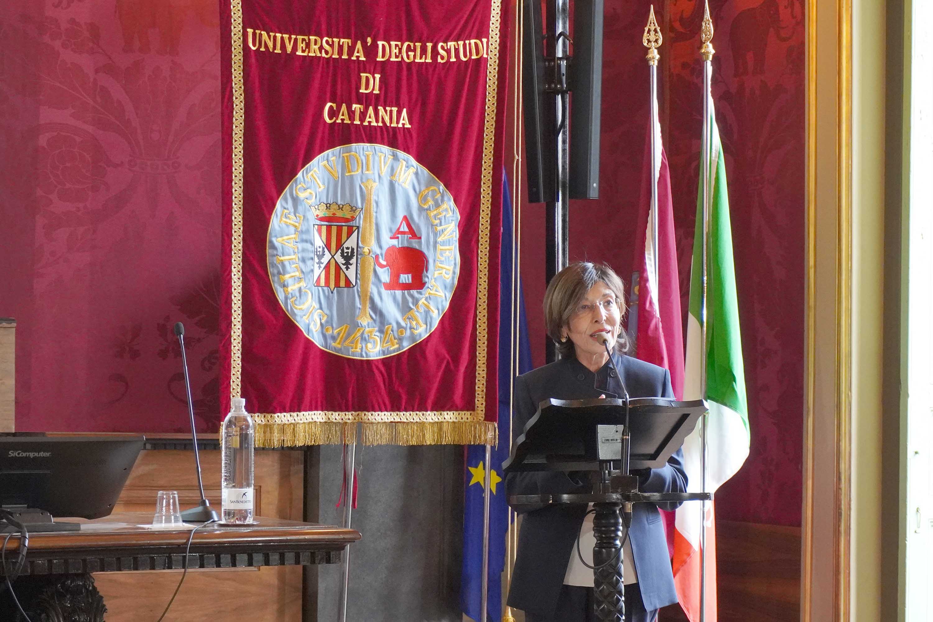 La prorettrice Lina Scalisi