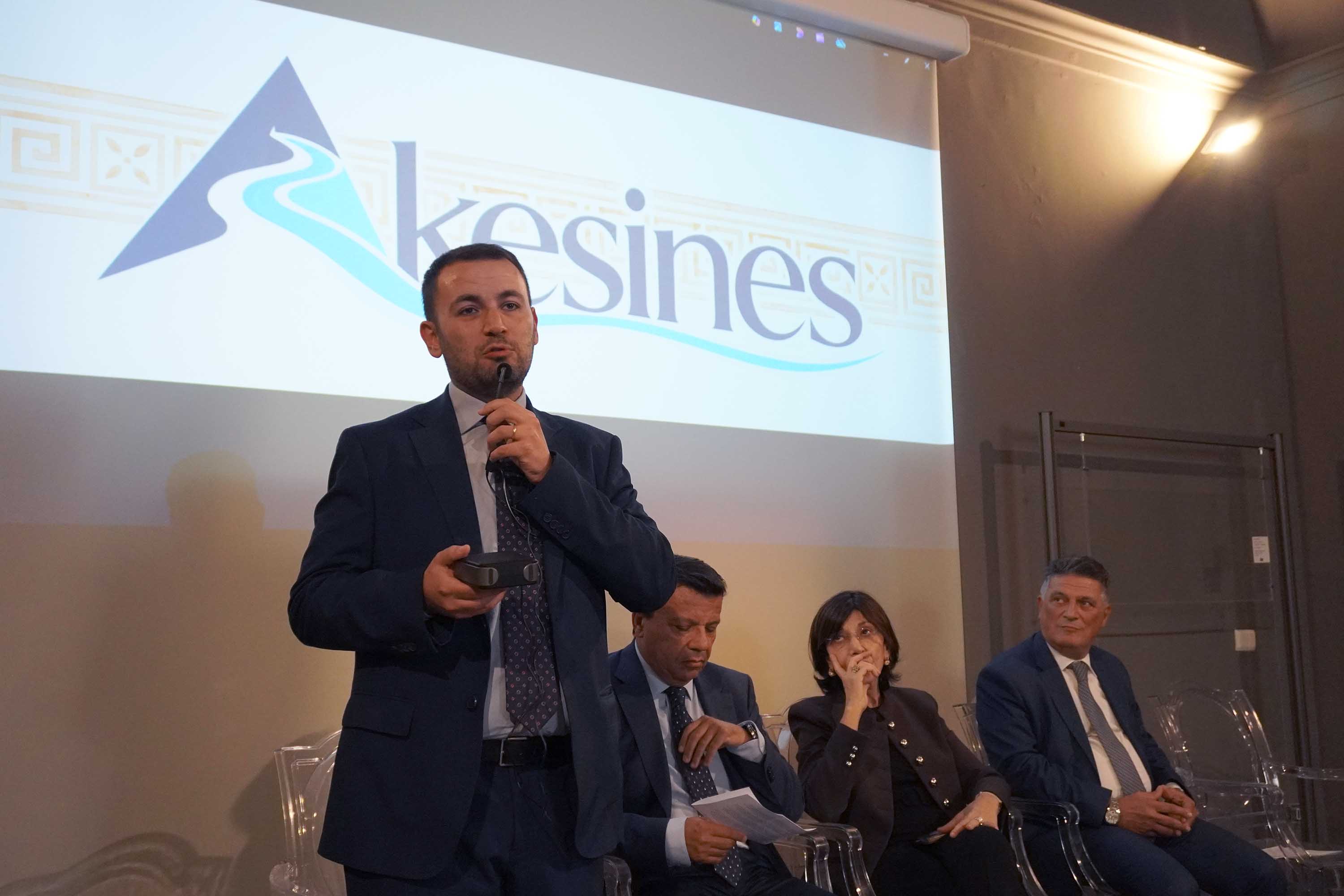 Un momento dell'intervento di Alberto Cardillo, capo di gabinetto dell’assessorato regionale dei Beni culturali e dell’Identità siciliana