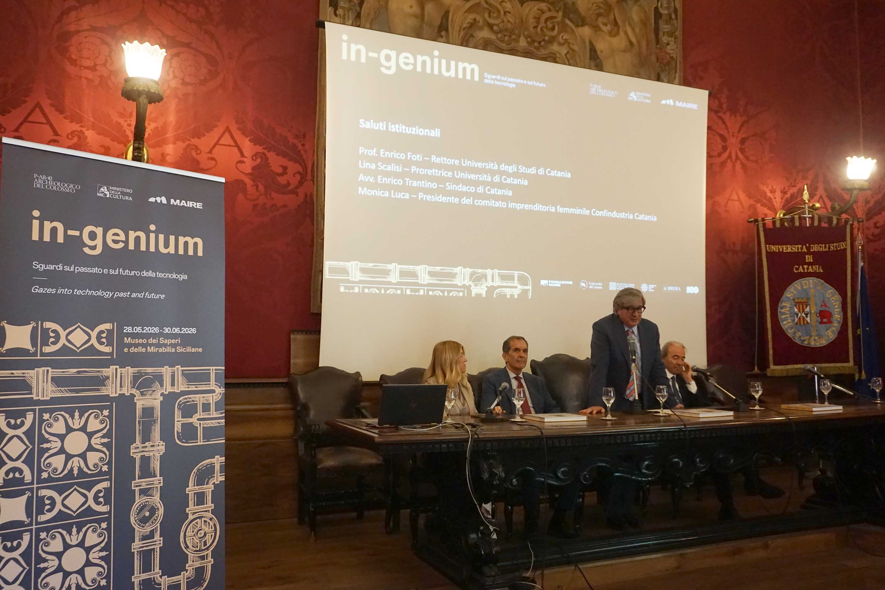Un momento dell'inaugurazione