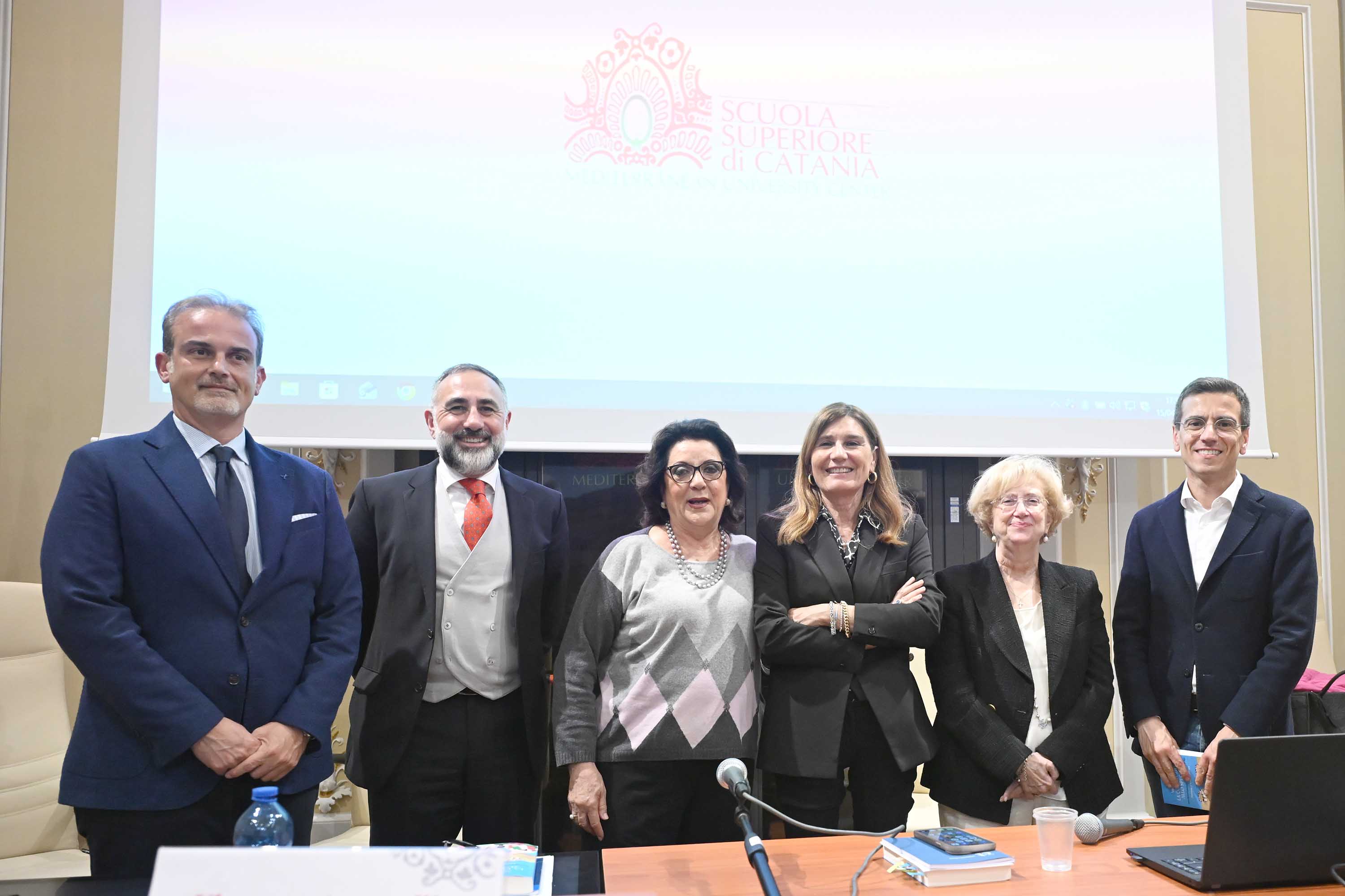 In foto da sinistra Paterniti, Antonelli, Scavo, Nicotra, Librizzi e Franzoso