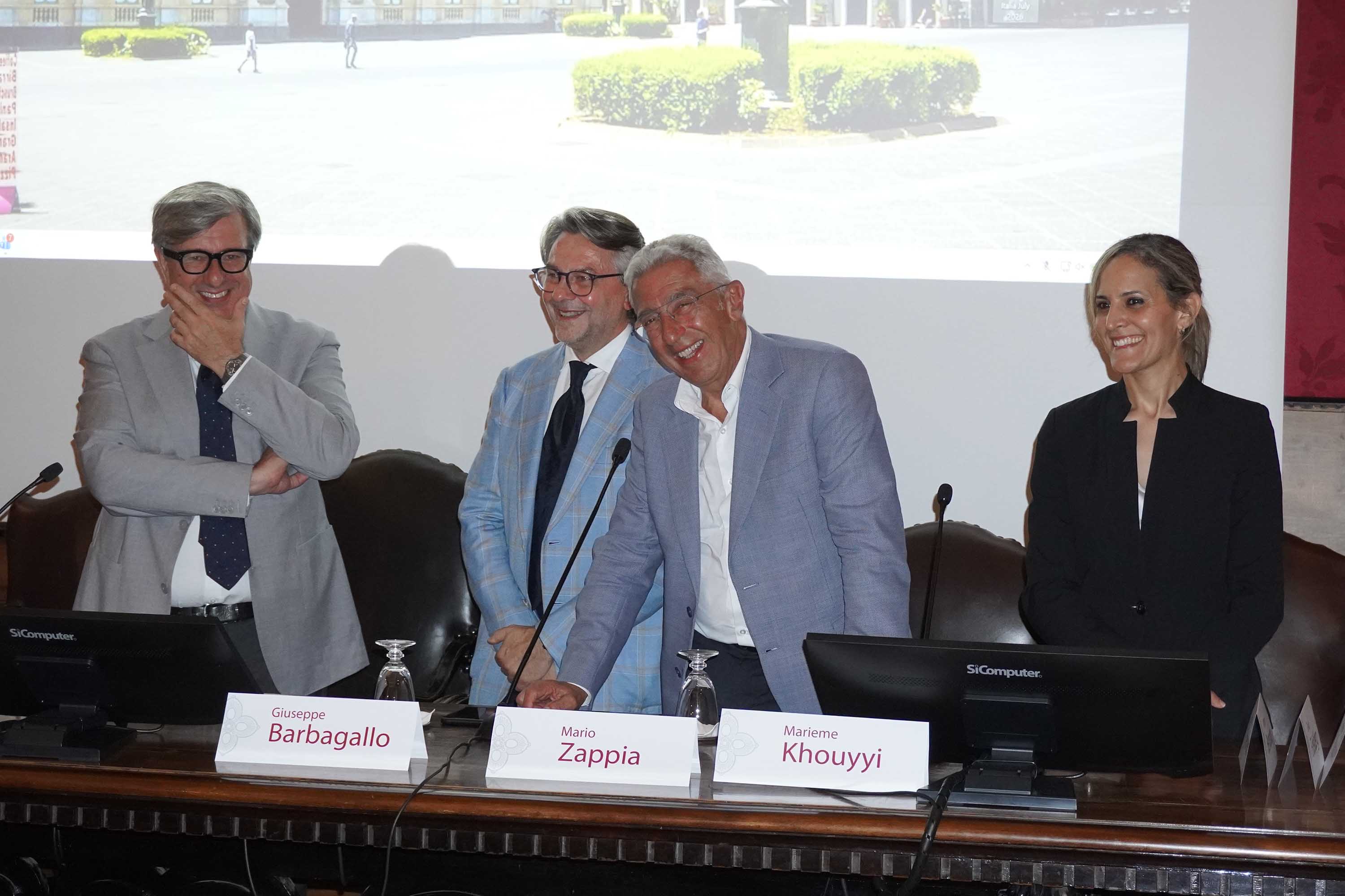 Un momento dell'intervento del prof. Mario Zappia
