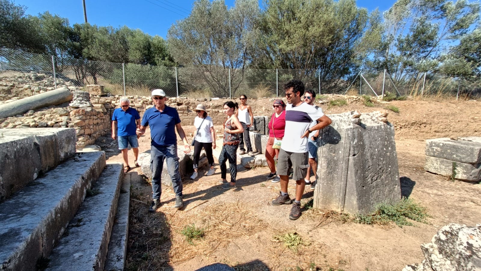 Visita del team di Prinias alla missione di Gortina