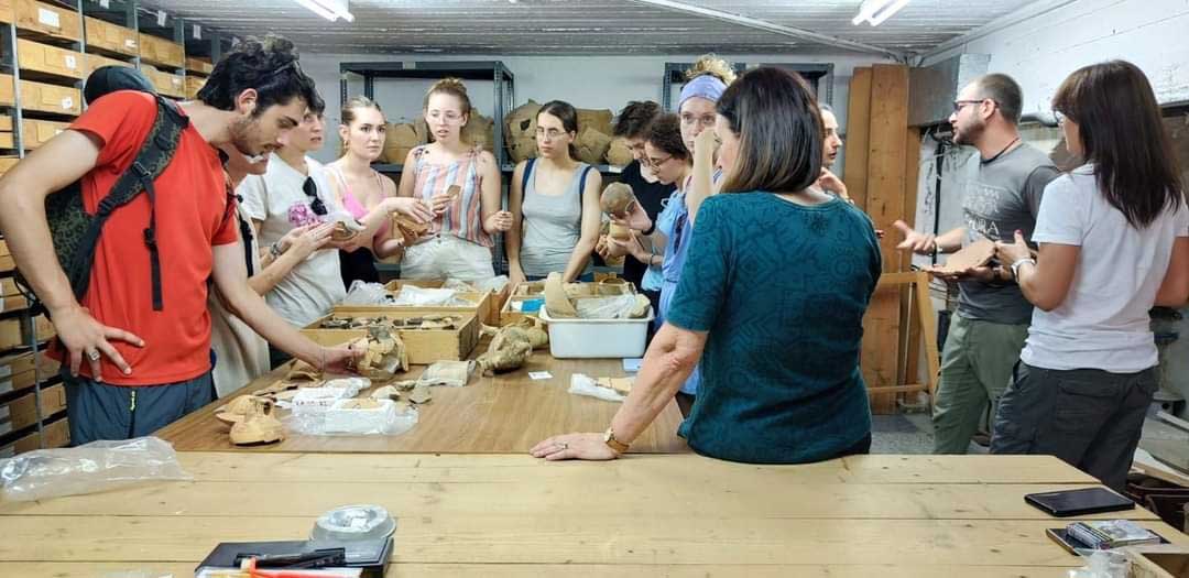 Visita del team alla missione di Gortina (Creta) diretta dal prof. Jacopo Bonetto dell’Università di Padova 