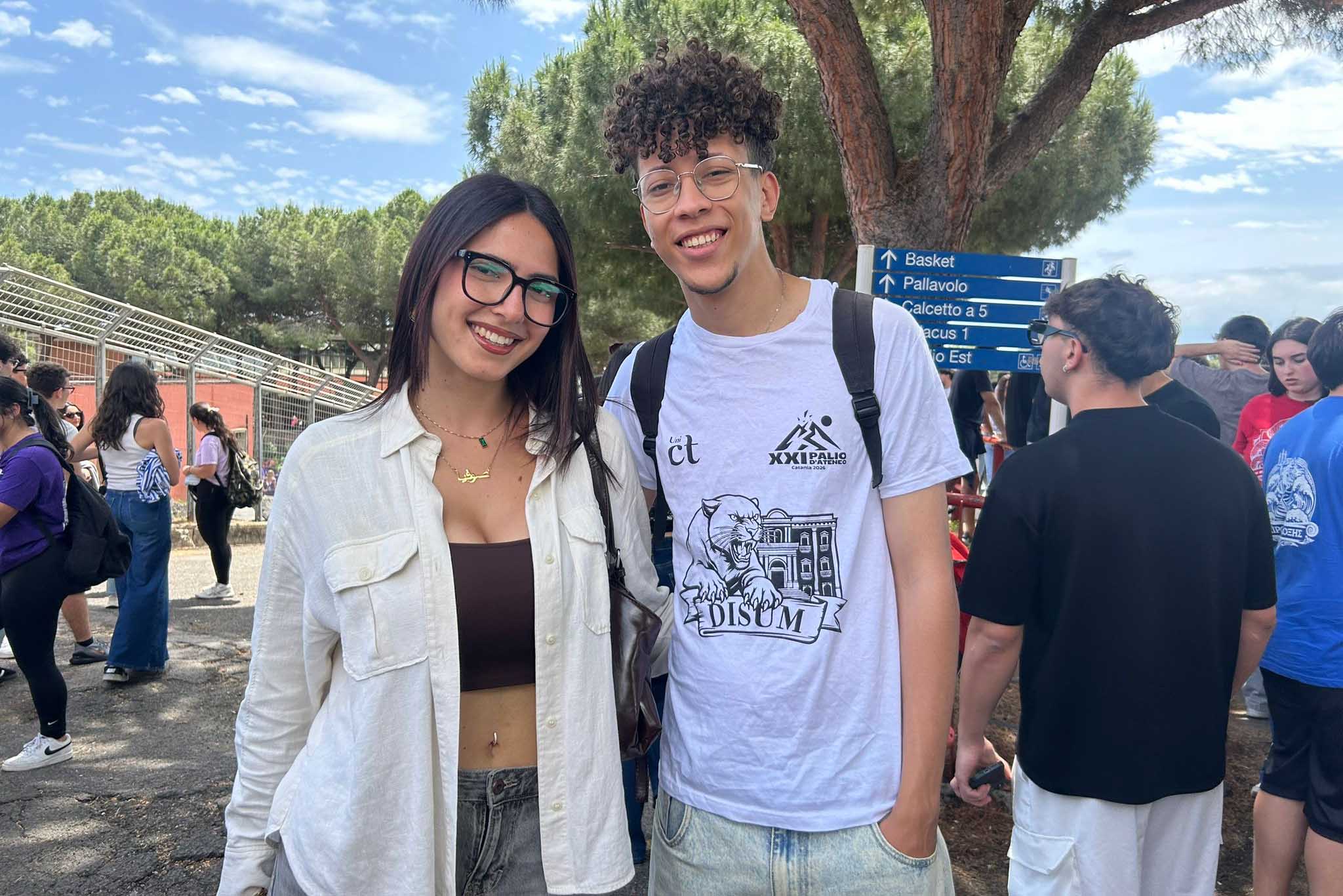 In foto Sofia Corvaglia e Yassine Elmoussaid