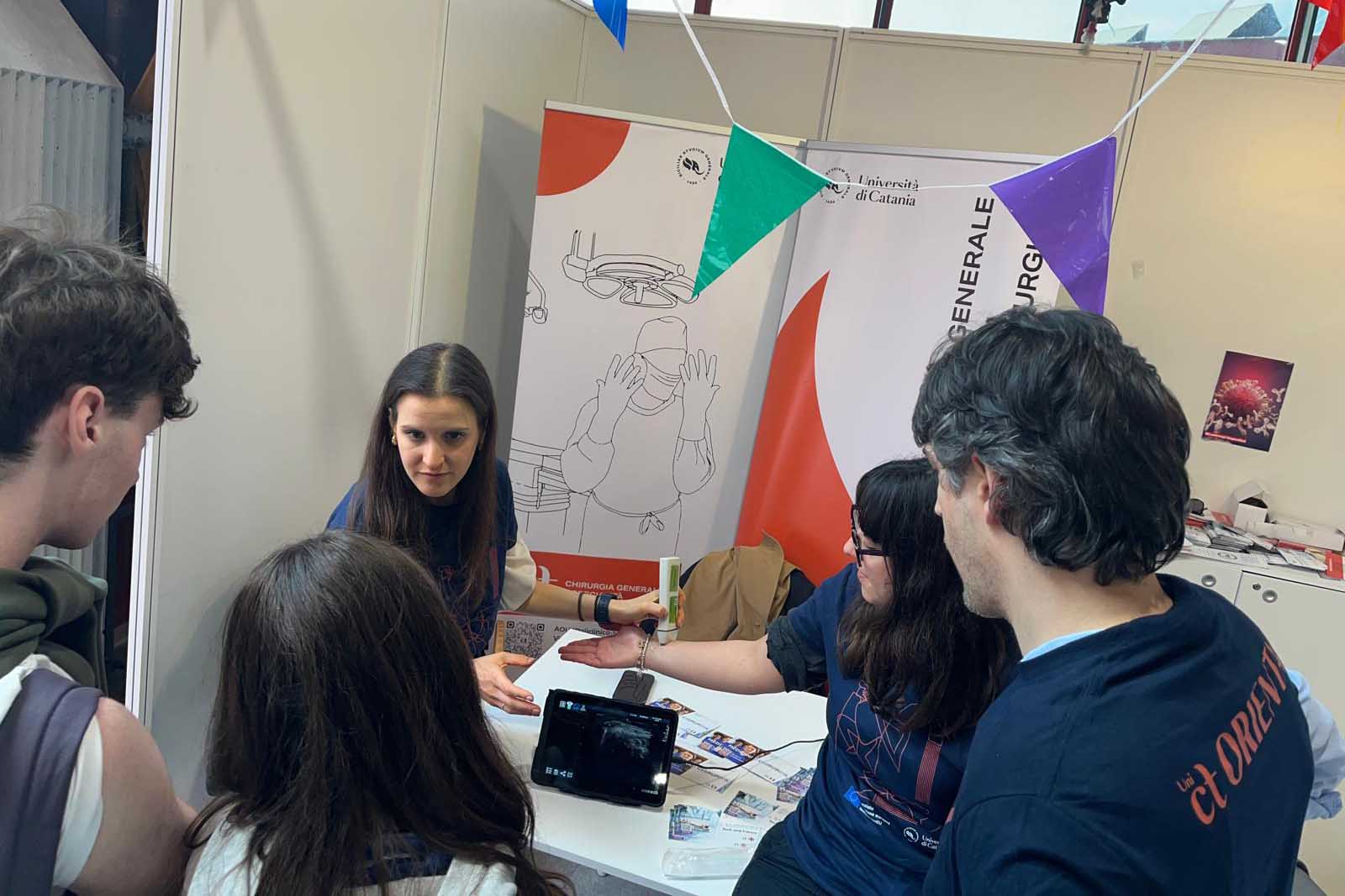 Dimostrazione pratica di Chirurgia Vascolare coordinata dalla Prof.ssa A. Giaquinta