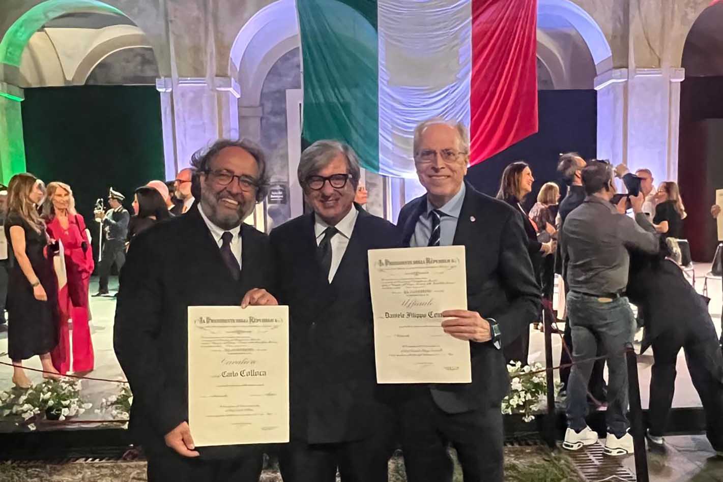 In foto da sinistra Carlo Colloca, Enrico Foti e Daniele Condorelli