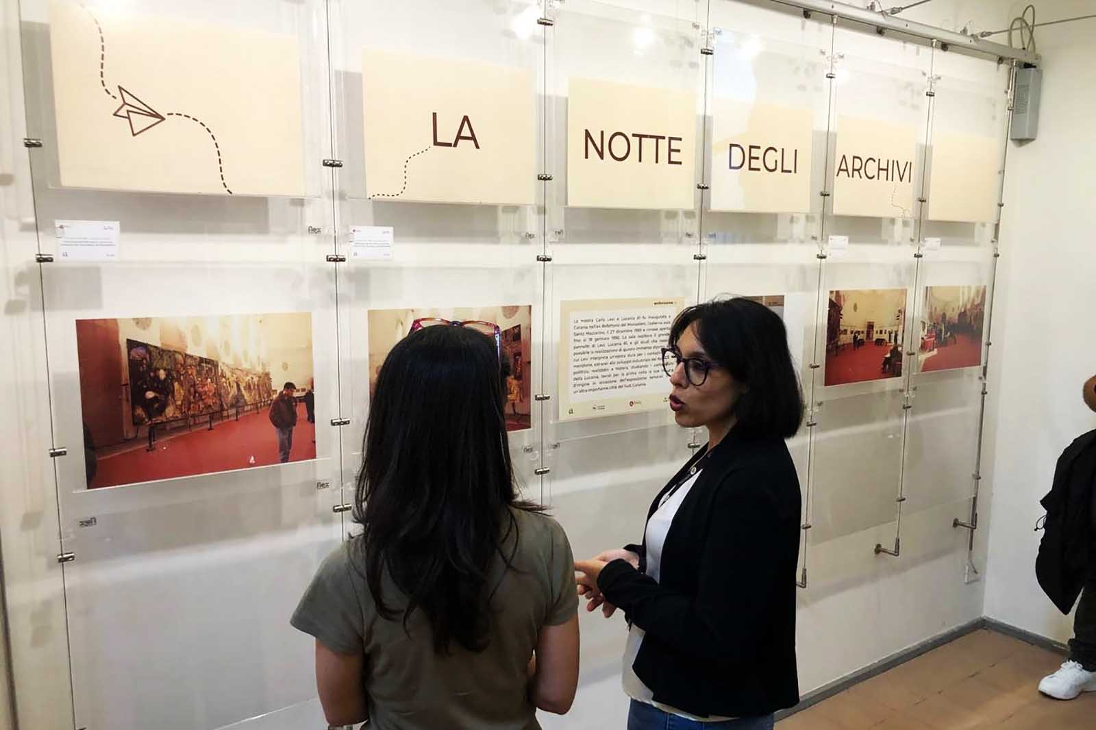 Visitatori presenti alla mostra