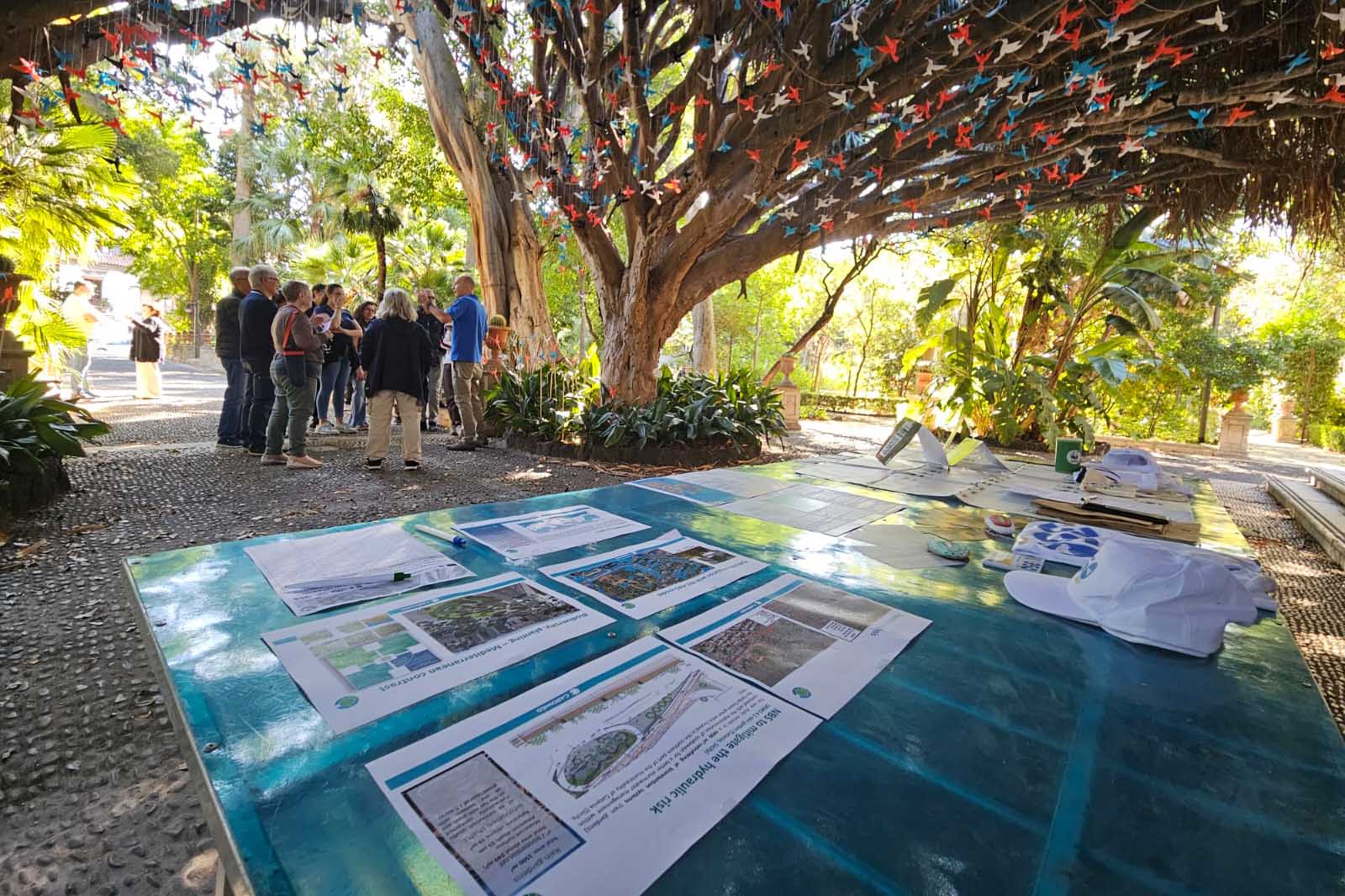 Un momento della visita