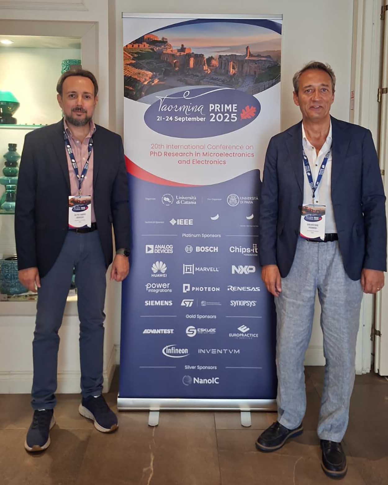 In foto da sinistra Alfio Dario Grasso e Salvatore Pennisi