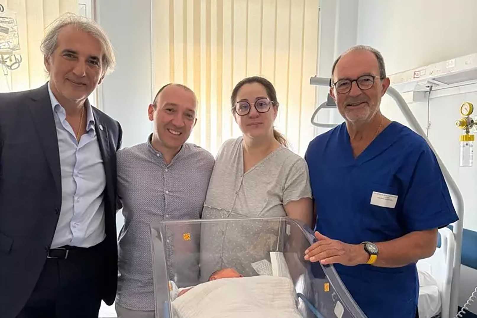 I genitori di Mattia insieme con Pierfrancesco Veroux e Paolo Scollo