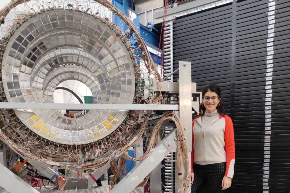 La dott.ssa Cristina Zagami in laboratorio